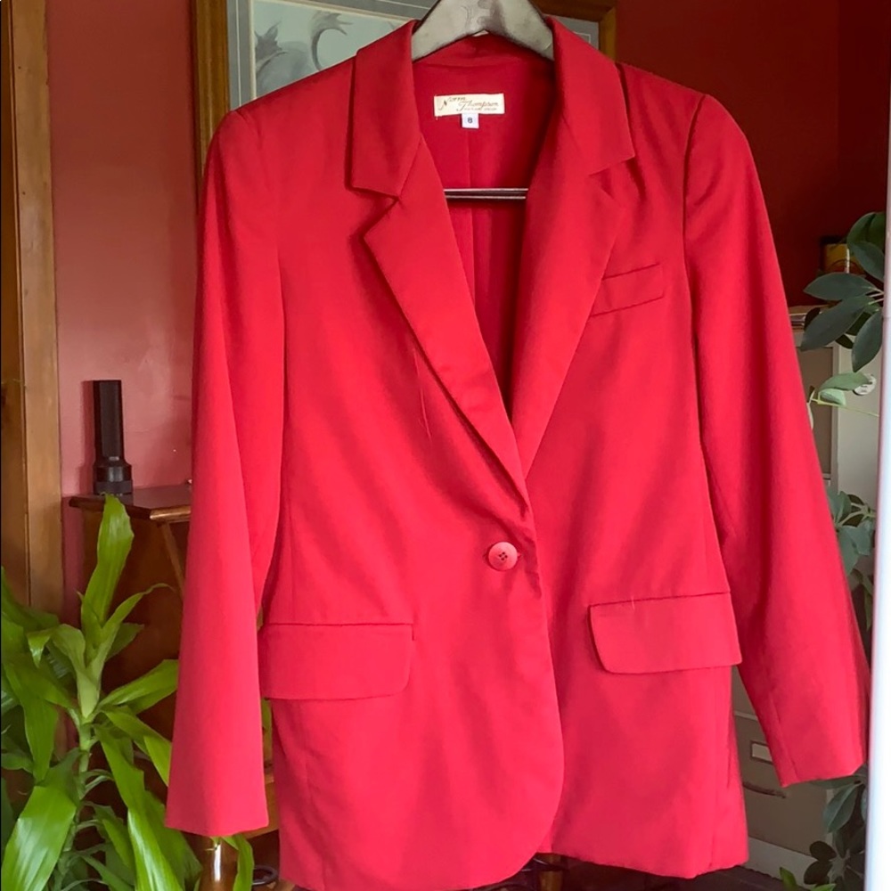 Norm Thompson • Red Blazer